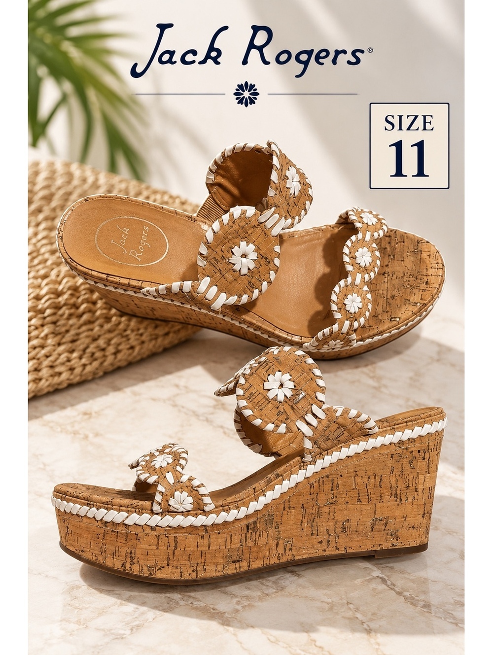 Jack Rogers wedge sandals